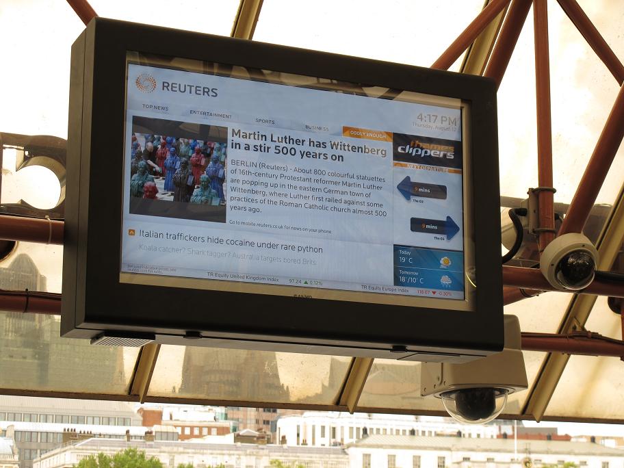 LCD Enclosure in City Pier